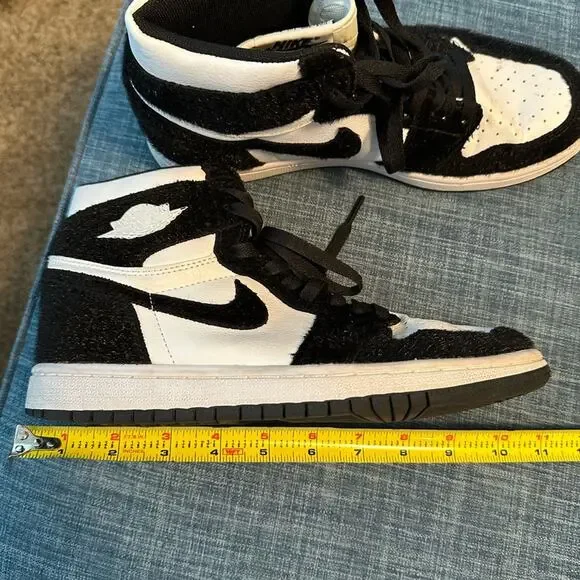 Nike Air Jordan 1 Retro High OG Black White Pony Hair CD0461 007 Sneakers Size 8 - Picture 15 of 15